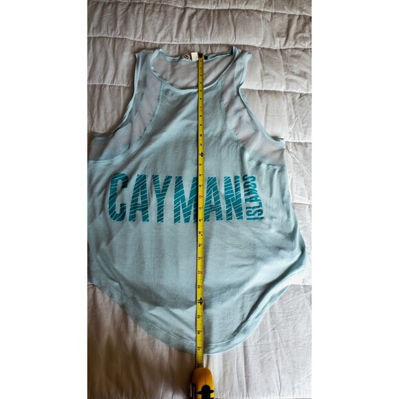 Lagaci Womens Cayman Islands Tank Top Aqua Size Medium New With Tags Racerback - Picture 5 of 6